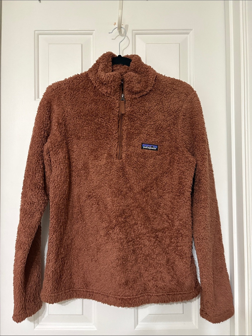 Patagonia Women's Los Gatos 1/4-Zip M Medium in Rust
